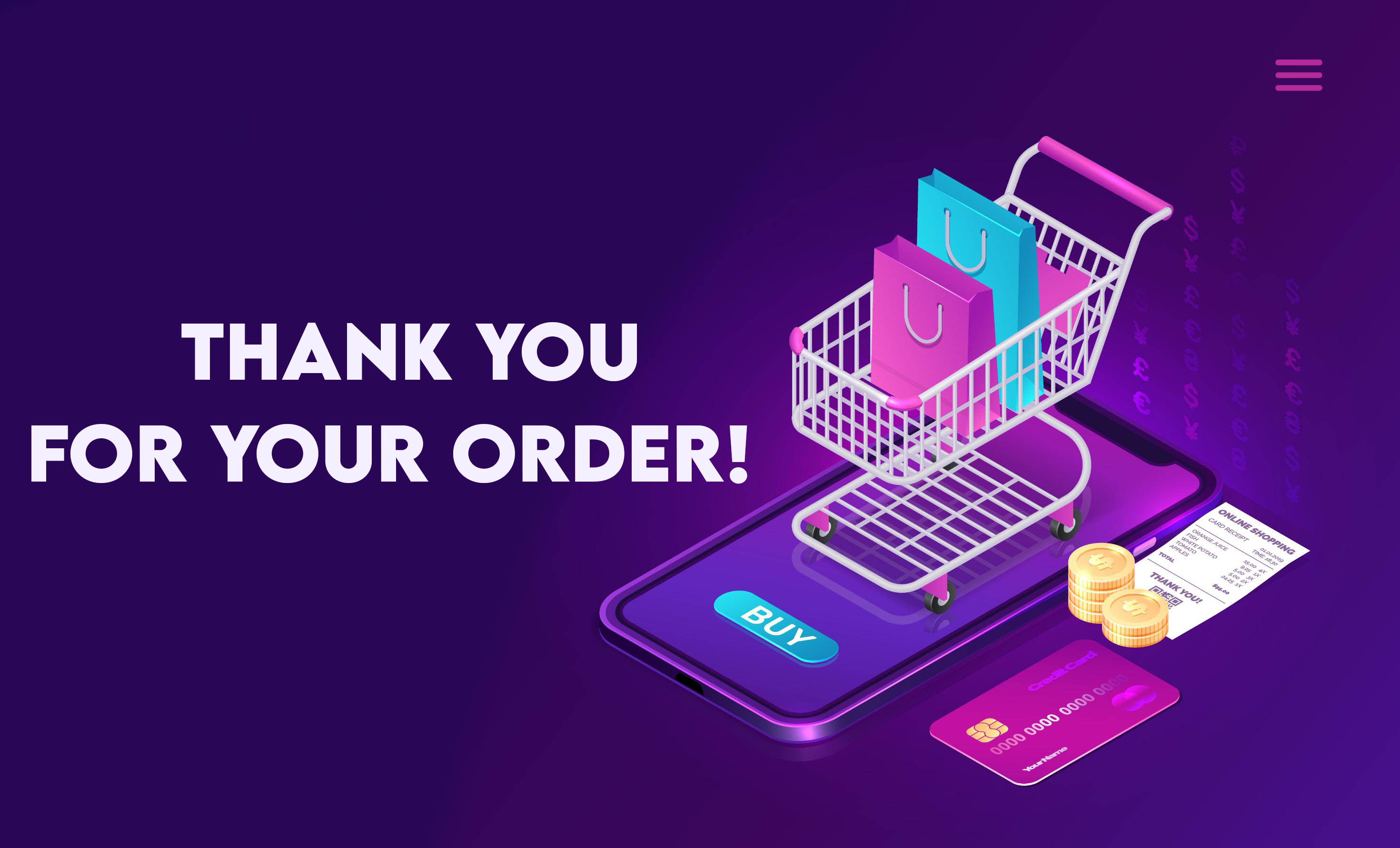 Thank You For Your Order