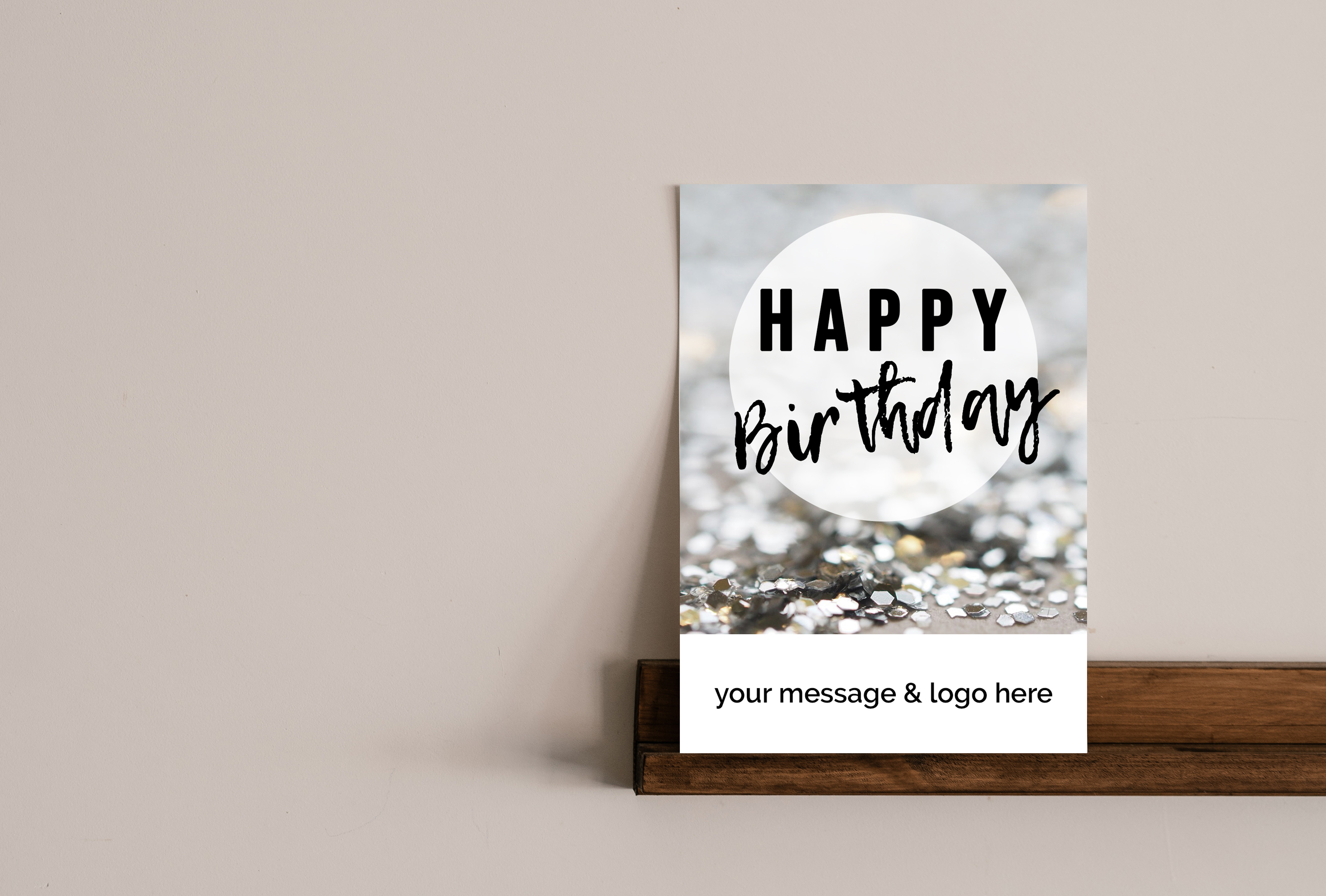 personalised birthday card for business