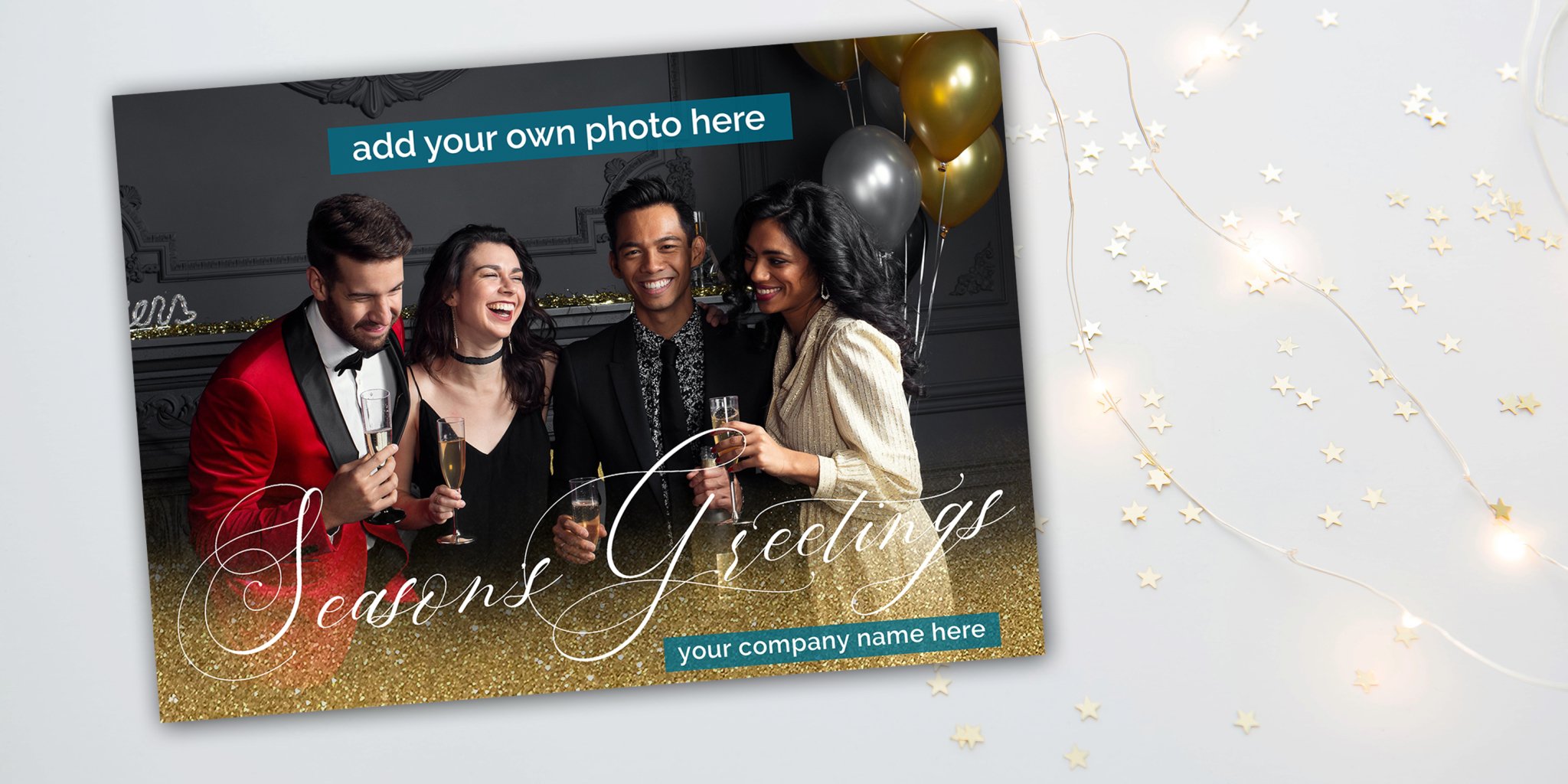 Custom Photo Christmas Cards Corporate