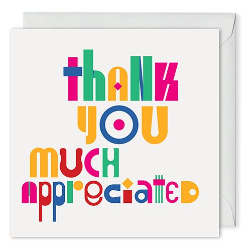 business thank you card appreciation
