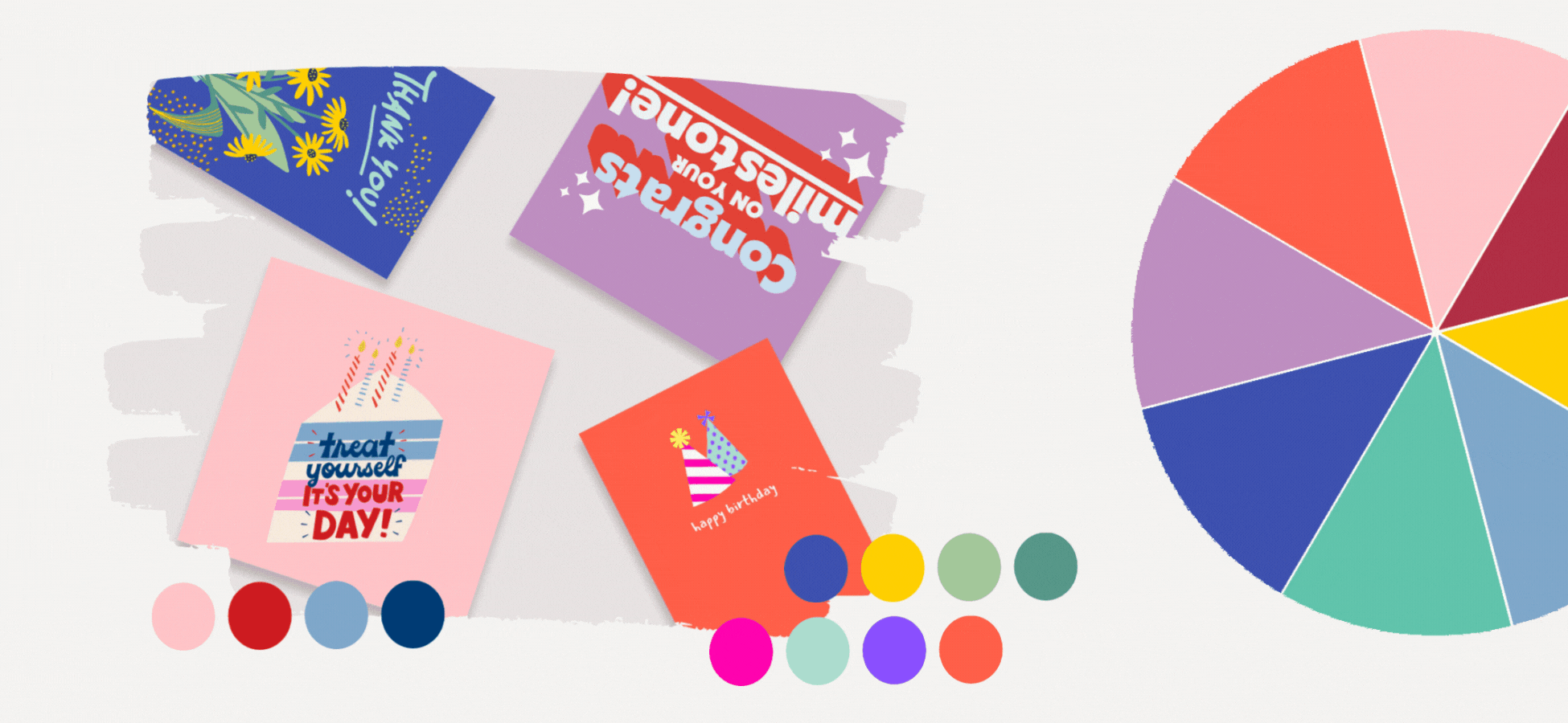 custom colour business greeting cards