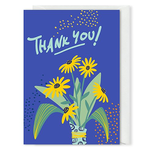 thank you flowers card b2b