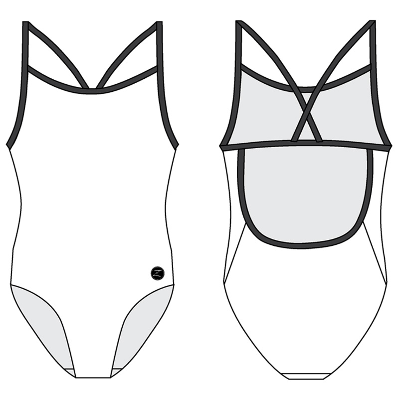 1CB - CROSS BACK ONE PIECE SINGLE
