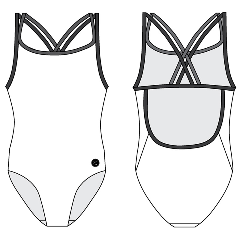 1CB - CROSS BACK ONE PIECE STANDARD