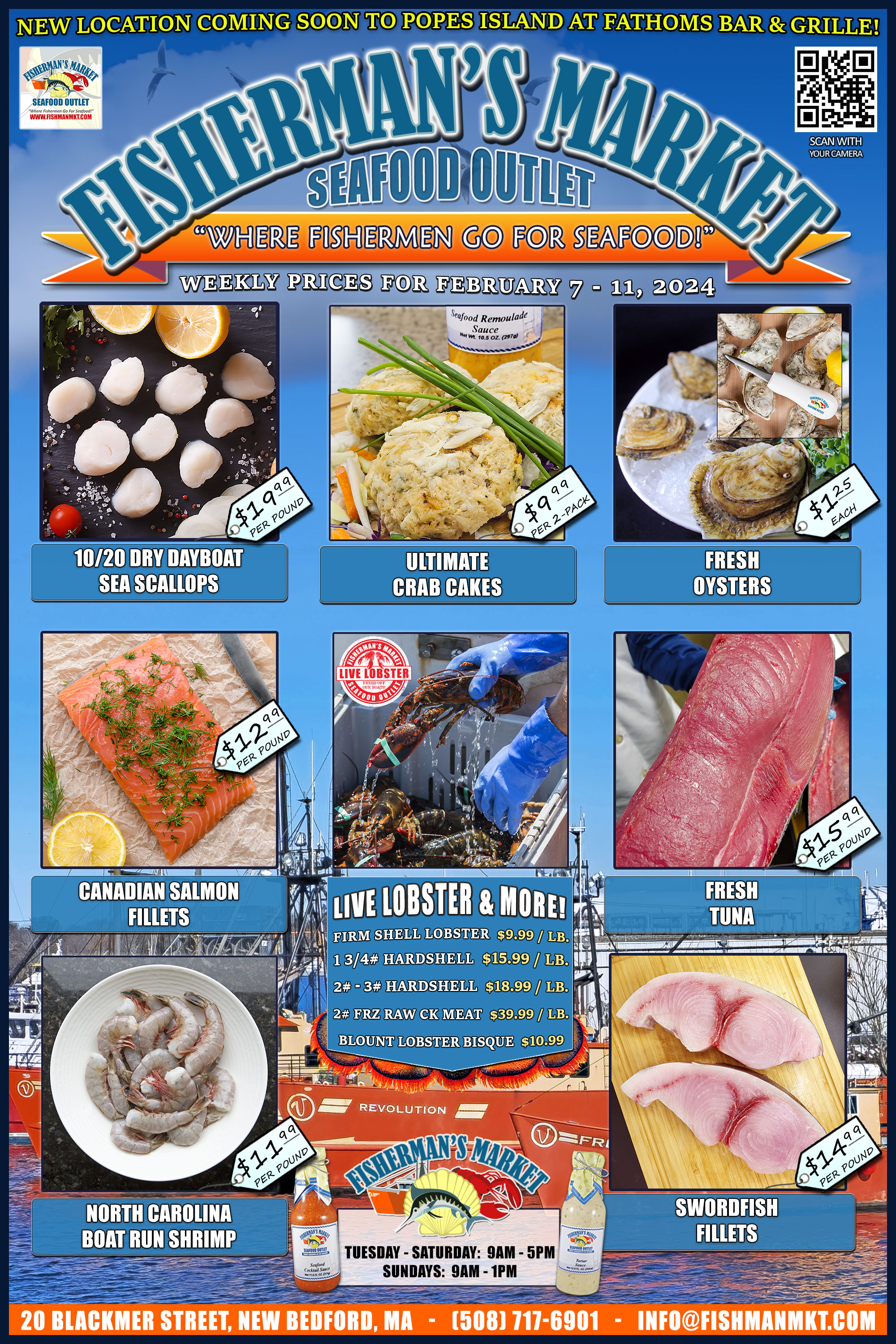 Low-cost seafood offers