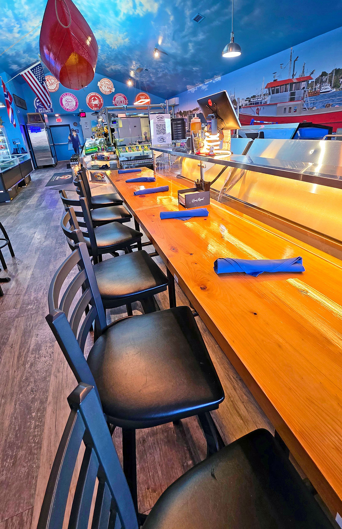 Sushi Bar at Fisherman's Market Seafood Outlet