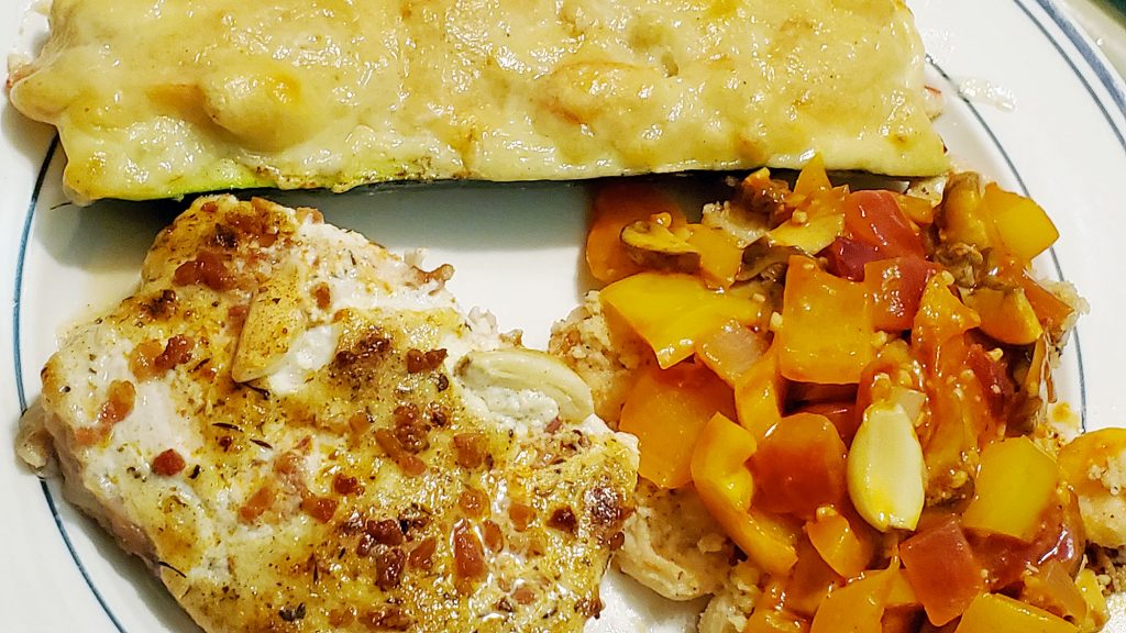 FM Recipes Crab Packed Rich Zucchini Boats with Garlic Horseradish Ba