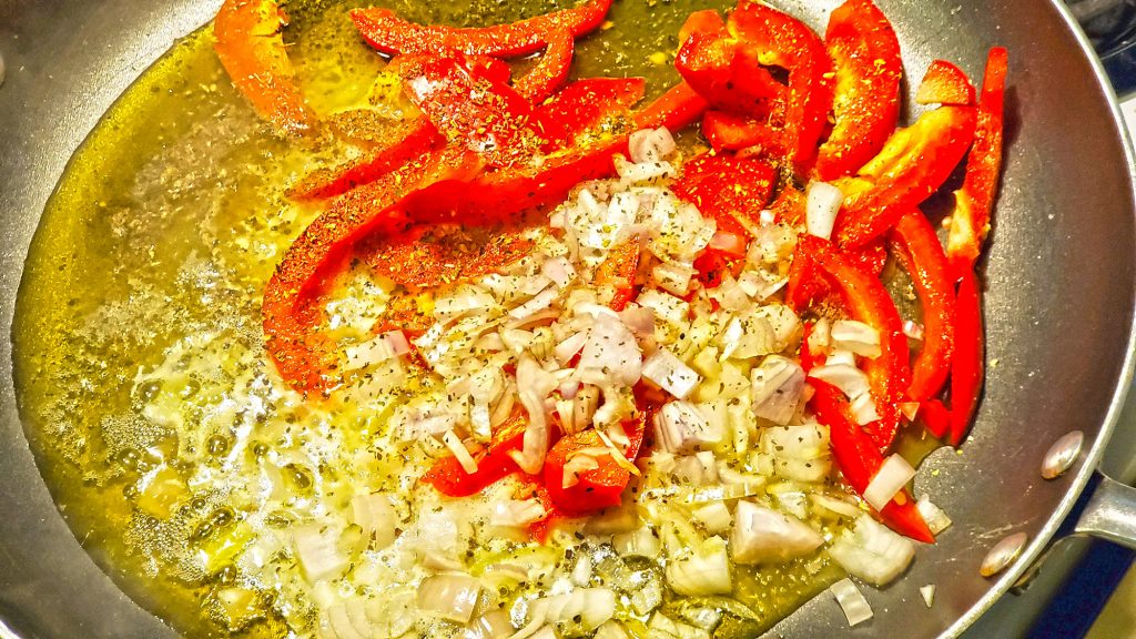 FM Recipes Jumbo Shrimp Veggie Farfalle Fisherman's