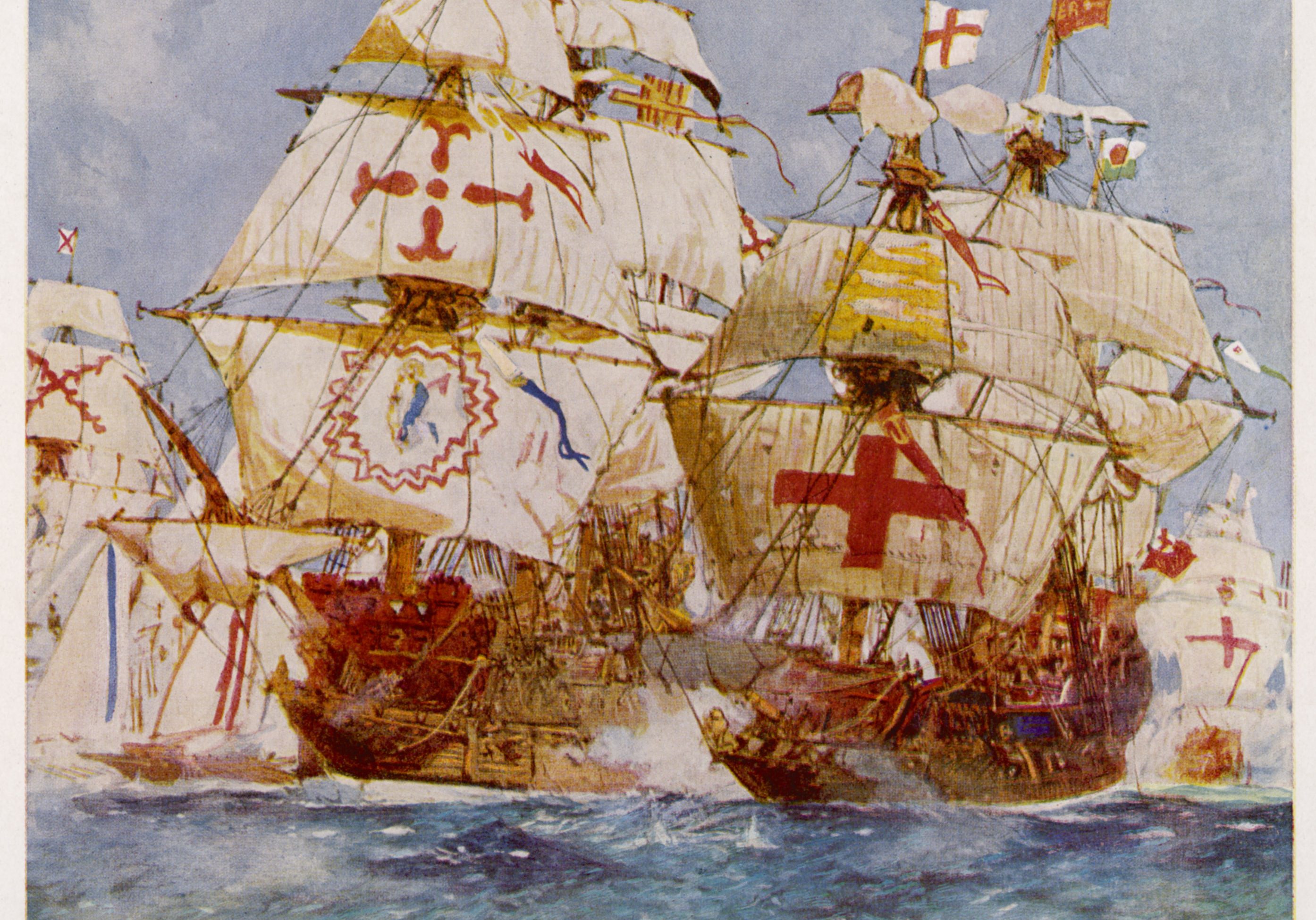 Ark Raleigh and Spanish Galleons