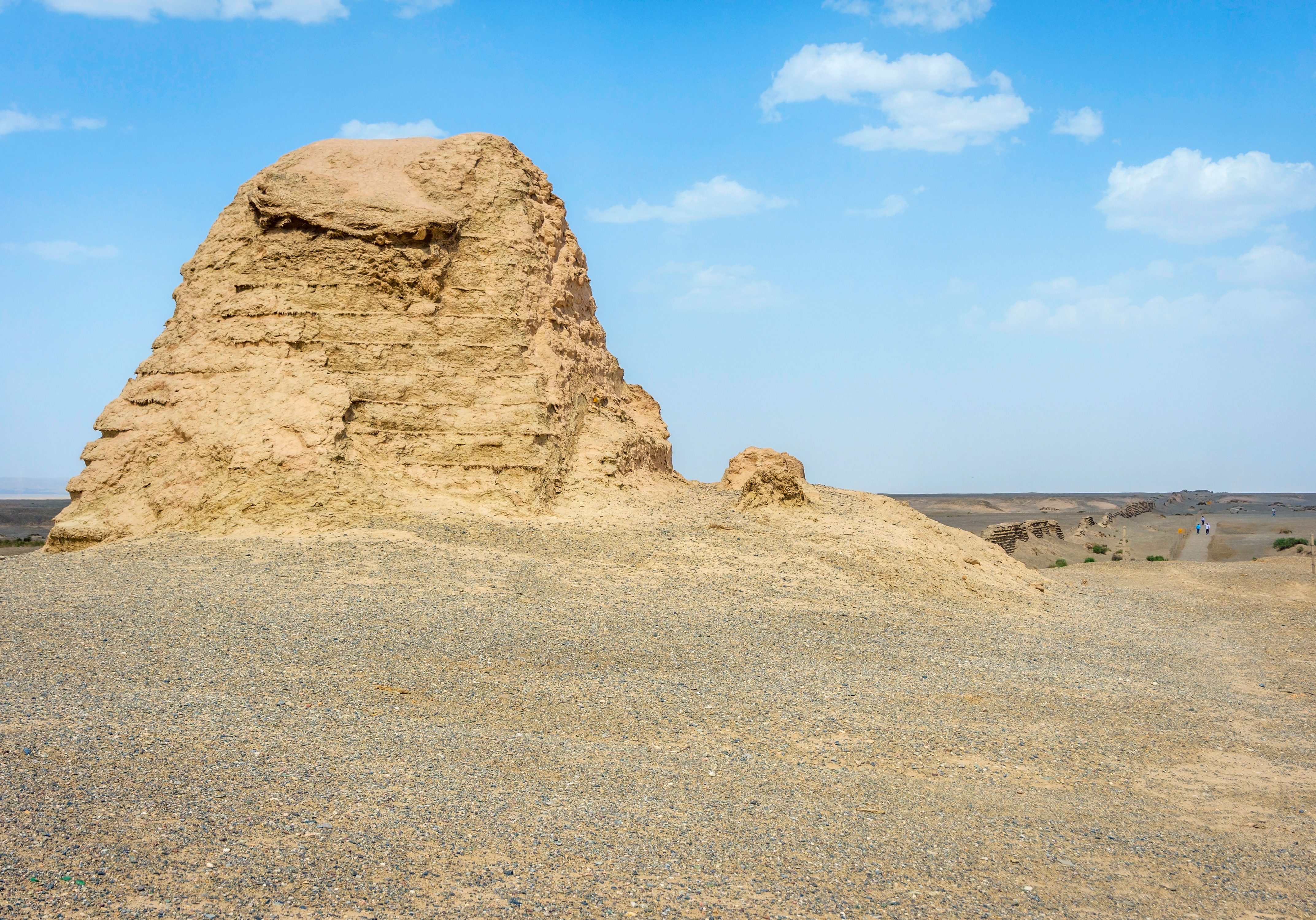 Mound of rock, in Desert