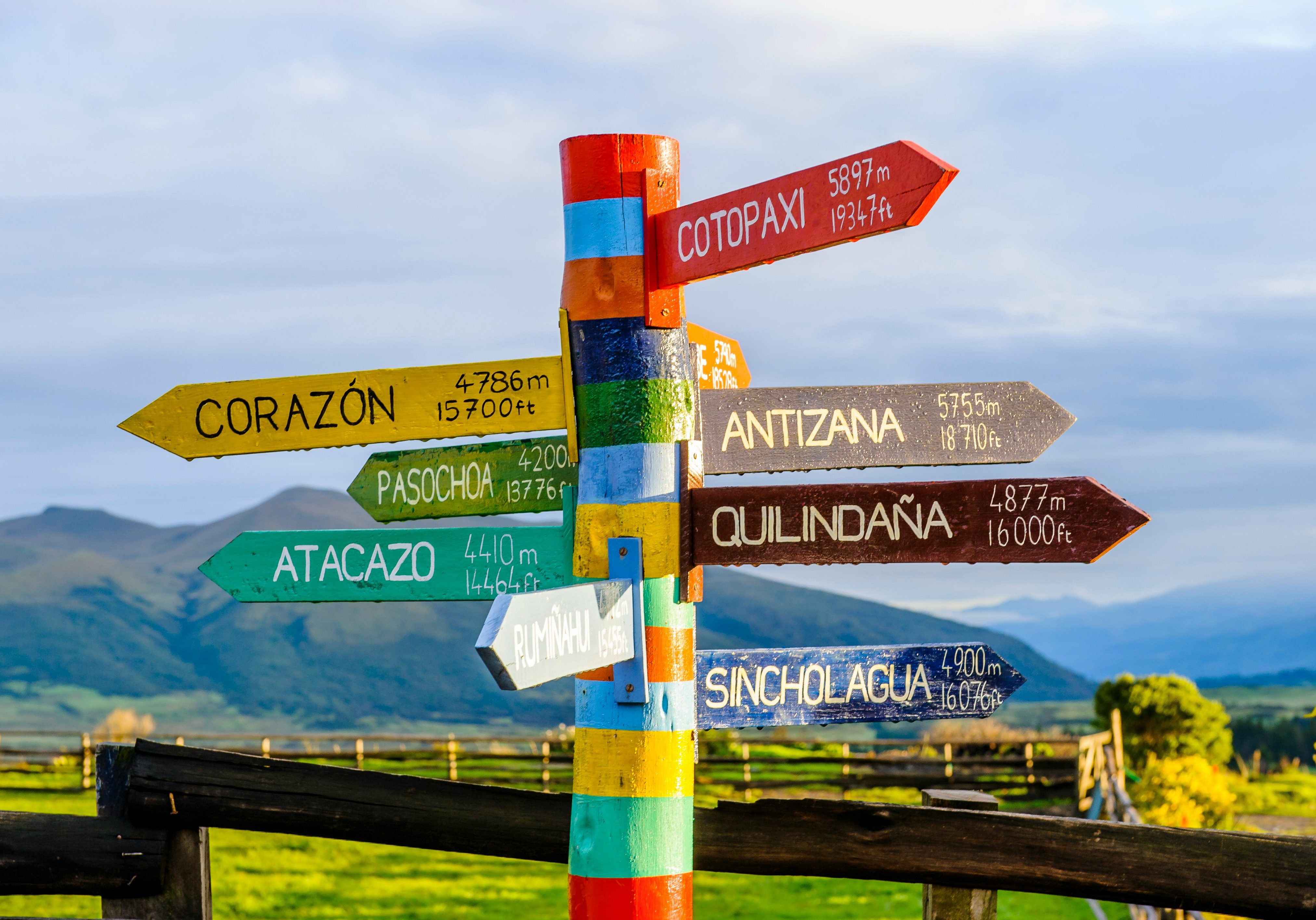 Ecuador, Signpost