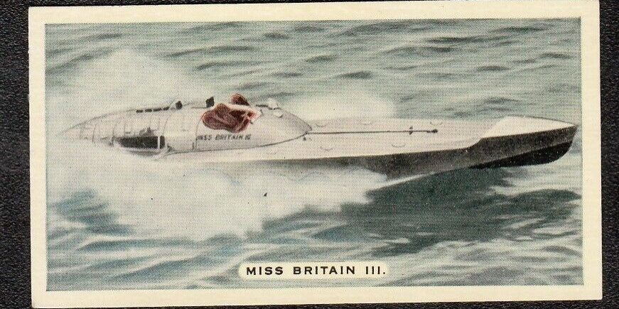 Miss Britain III playing Card