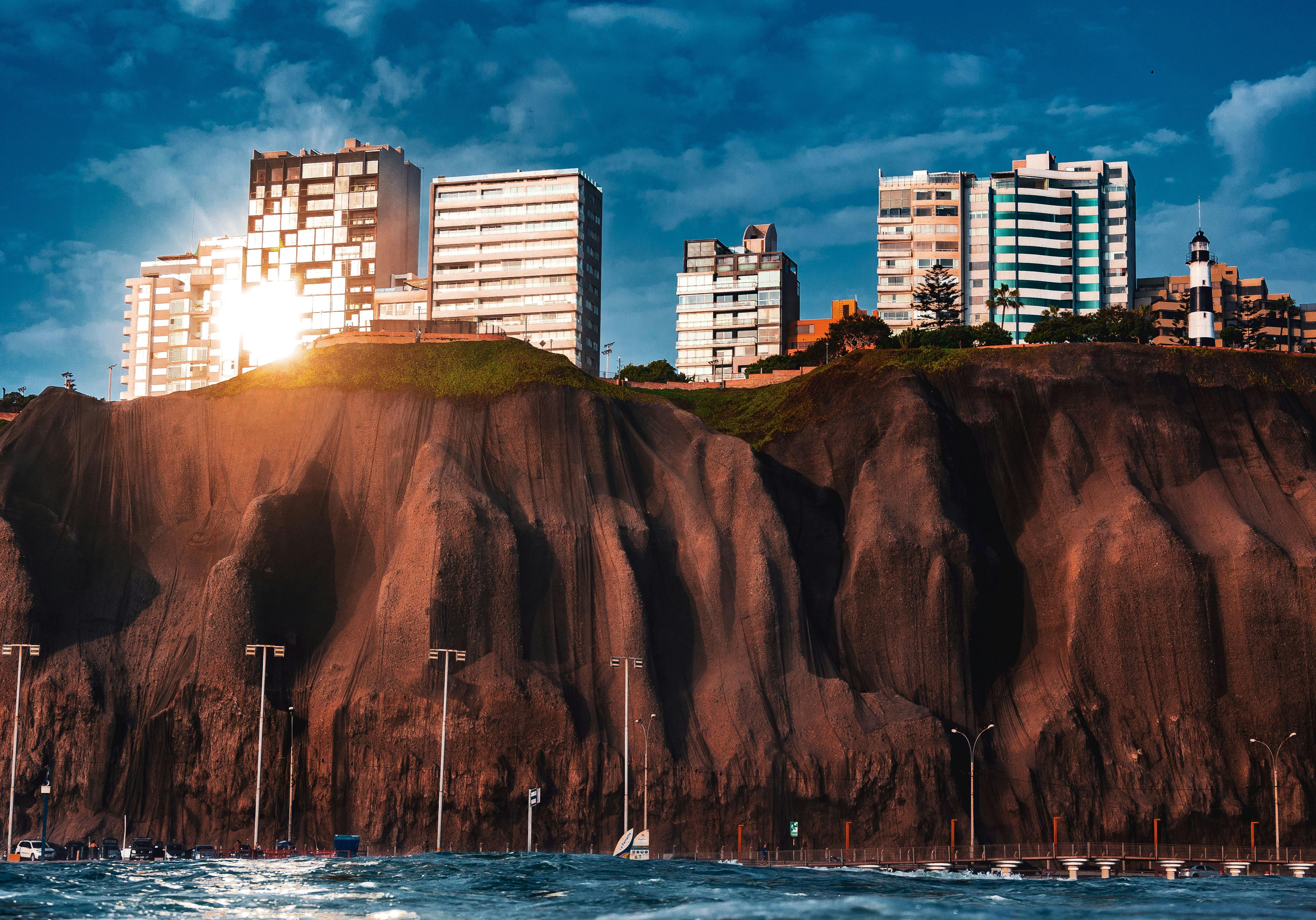 Coastline of Lima