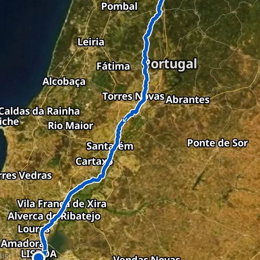 Map, portugal