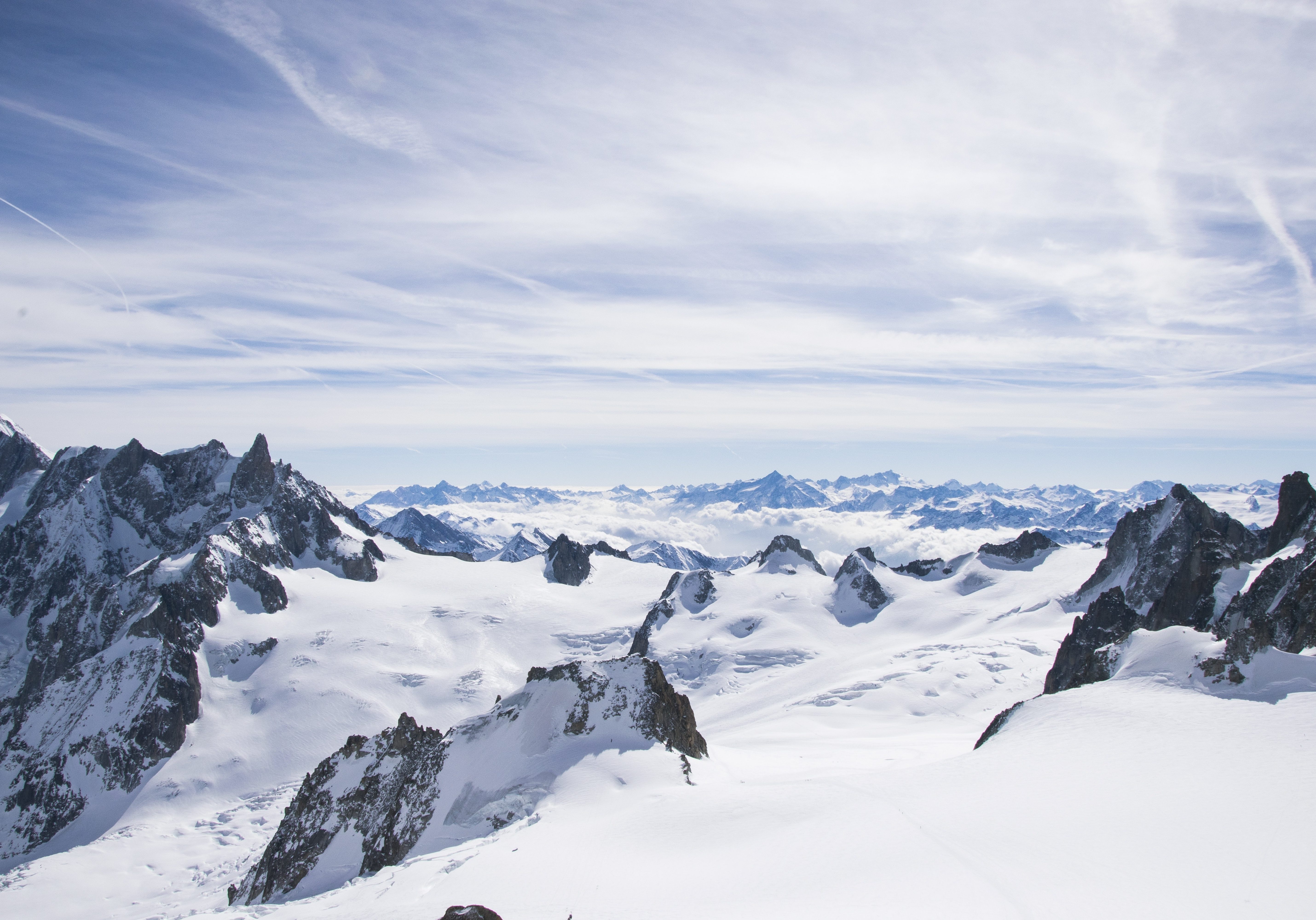 View across the Alps, Haute Route