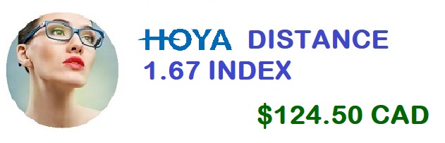 HOYA distance 1.67 banner
