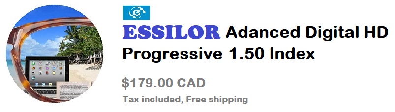Essilor Advanced 1.50 banner