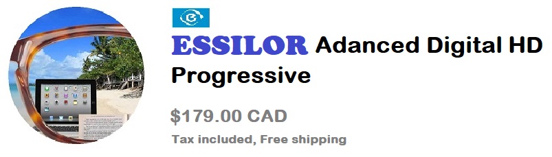 Essilor Advanced lenses banner