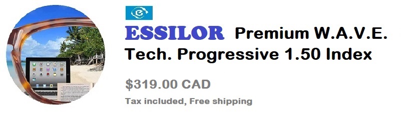 Essilor Premium 1.50 banner