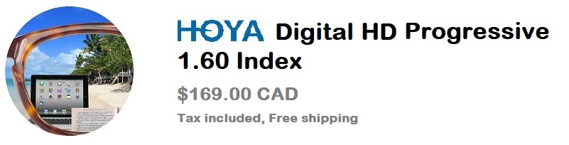 Hoya digital 1.60 banner