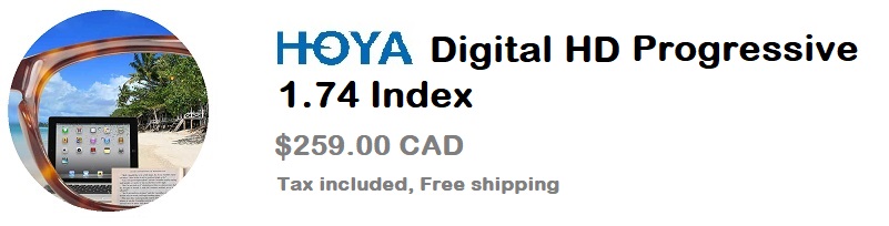 Hoya digital 1.74 banner