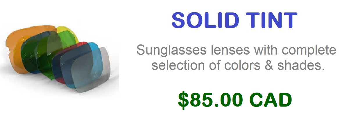 solid tint lenses NON RX