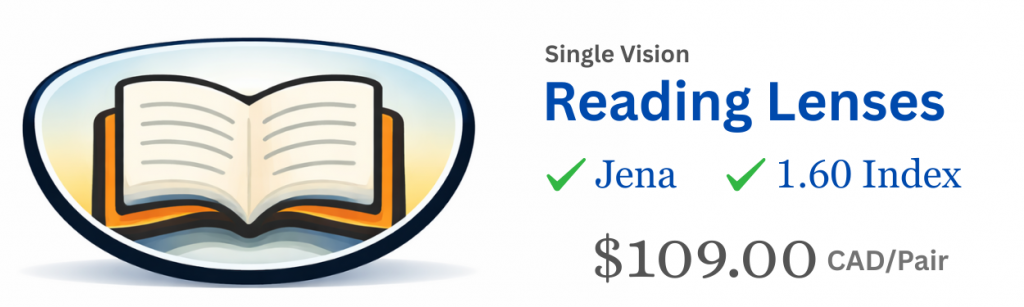 Reading Jena 1.60 index Lenses