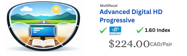 Essilor advanced 1.60 index banner