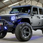 2017 jeep wrangler unlimited jk two tone kevlar left rear angle Color changing LED lighting