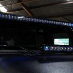2017 jeep wrangler unlimited jk Rigid Industries 20" & 50″ Radiance LED light bar with blue back-lighting