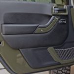 2016 jeep wrangler unlimited jk Rugged Ridge interior accent trim custom painted Tank Green