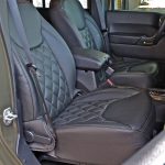 2016 jeep wrangler unlimited jk front seat Custom black leather seats with green stitching