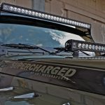 2016 jeep wrangler unlimited jk Rigid Industries 50″ Radiance LED light bar & 20″ Radiance LED light bar