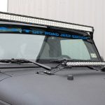 2015 jeep wrangler unlimited jk Rigid Industries upper windshield mount with 50″ LED light bar