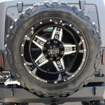 2015 jeep wrangler unlimited jk DV8 rear bumper with swing out spare tire carrier and hitch RBSTTB-01