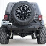 2015 jeep wrangler unlimited jk black rear angle