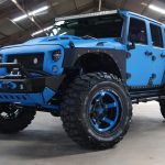 2016 jeep wrangler unlimited jk blue kevlar left front angle