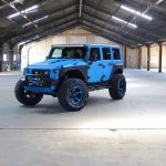 2016 jeep wrangler unlimited jk blue kevlar left front angle