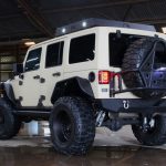 2017 jeep wrangler unlimited jk tan kevlar left rear angle