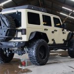2017 jeep wrangler unlimited jk tan kevlar right rear angle
