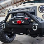 2017 jeep wrangler unlimited jk DV8 winch mount front bumper with over rider hoop FS-15 9,500lbs Smittybilt winch