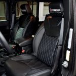 2017 jeep wrangler unlimited jk front seat Custom black leather seats with blue stitching