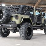 2016 jeep wrangler unlimited jk green kevlar left front angle