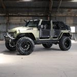 2016 jeep wrangler unlimited jk green kevlar left front angle