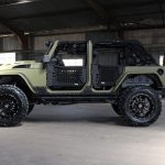 2016 jeep wrangler unlimited jk green kevlar left side angle