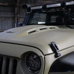 2016 jeep wrangler unlimited jk green kevlar DV8 Heat Dispersion Hood HDMB07-02
