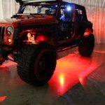 2013 jeep wrangler unlimited jk Red LED under carriage lighting