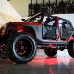 2013 jeep wrangler unlimited jk Red LED lighting