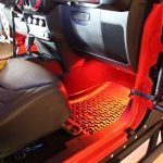 2013 jeep wrangler unlimited jk Red LED interior lighting