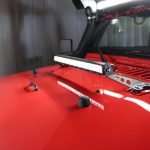 2013 jeep wrangler unlimited jk Rigid Industries hood mounted 20″ LED light bar